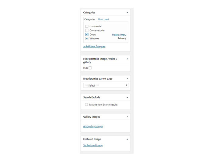 dropdown portfolio example